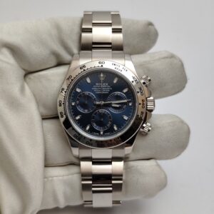 Rolex Daytona OMAN KHANJAR Blue Dial 18K White Gold - Anno di produzione 2019 | Con scatola originale e documenti originali
